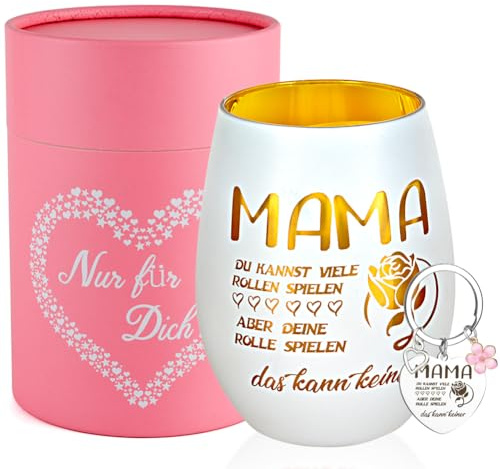 CLTPY Geschenke für Mama Weihnachten,Windlicht Geburtstagsgeschenk für Beste Mama,Geschenk Mama Geburtstag,Danke Geschenk für Mutter Schwiegermutter Muttertag