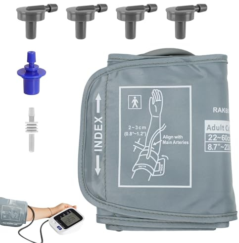 JXYXEN Blutdruckmanschette Ersatz 22–60 cm XXL Oberarmmanschette
