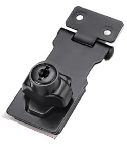 2 Pcs Locking Hasp Heavy Duty Staple with Keys Padlock Cupboard Shed Garage Lock Office Cabinet Security Hardware