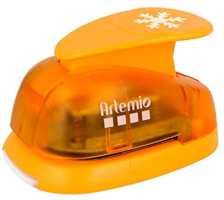 Atermio Lever Punch 3.5 cm Snowflake n°3, Orange, VIHCP910