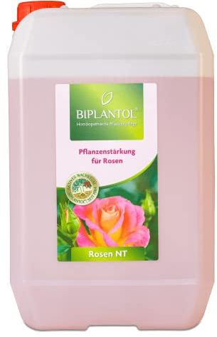 BIPLANTOL® Rosen NT 5 Liter – Pflanzenstärkungsmittel für vitale, blühfreudige Rosen – unterstützt natürliche Widerstandskraft & Regeneration – ohne chemische Zusätze