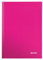 Leitz WOW Notizbuch A5 liniert, Hardcover, 160 Seiten, 80 Blatt FSC-zertifiziertes Papier (80 g/m²), Hochwertiger laminierter Einband, Fadenheftung, Für Büro, Schule oder als Tagebuch, Pink, 46271023