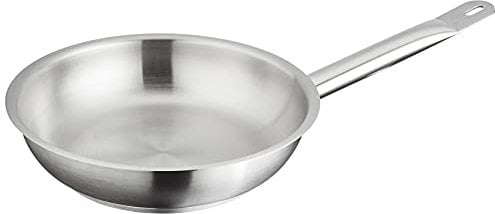 Pentole Agnelli - Poêle en Acier Inoxydable 18/10 avec Manche Tubulaire 20 cm Acier