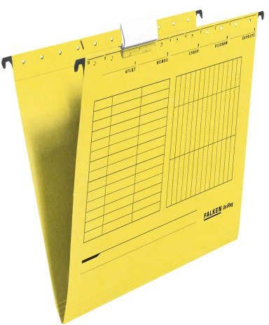 FALKEN Hangemappen UNIREG gelb