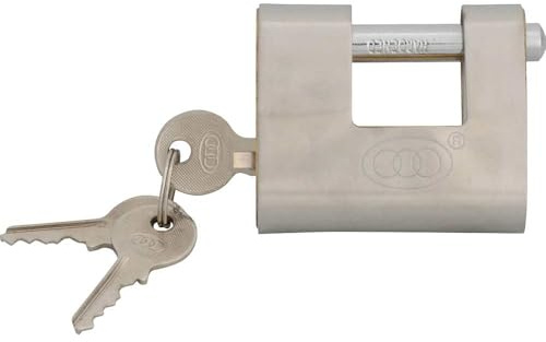 Faithfull Brass Shutter Padlock 60mm