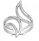 RS Jewels Awesome Design 925 Sterling Silber verstellbar Bypass Ring für Frauen