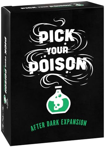 Pick Your Poison Party Game - After Dark Expansion - 100 New Cards for The “What Would You Rather Do?” Card Game, Great for College Students and Adults Halloween Party or Game Night with Friends