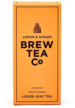 Brew Tea Co Lemon and Ginger Proper Loose Leaf Tea 113 g