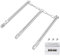 Denmay 69787 Bruciatore per Tubo in Acciaio Inossidabile, Non Magnetico, Accessorio per griglia Weber Spirit 300, Spirit E310 S310 E320 S320 E330 S330 SP330 (con Pulsanti di Controllo Anteriore)