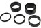 Red Loon Ahead Spacer Distanzringe 1 1/8 (28,6 mm) - Aluminium Fahrrad Lenker Spacer - Fahrradlenker Abstandshalter Vorbau Fahrradgabel Steuersatz - 3/5/10/15/20mm