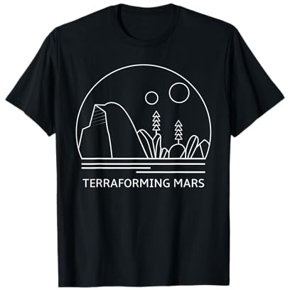 Terraforming Mars - Board Game Design - Tabletop Gaming T-Shirt