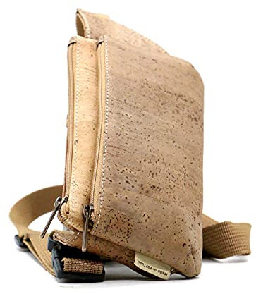 Kork Bauchtasche/Hüfttasche 'Milo Coffee'