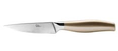 FLUO by Q.b. by MOPITA, Peeling Knife, Steel Blade 8.75 cm, Professional Gold Color Steel Handle