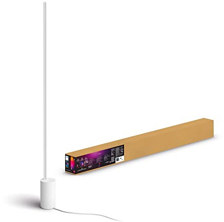 Philips Hue Signe Gradient White & Colour Ambiance Smart Floor Light LED, White Floor Lamp, Smart Lighting Works with Alexa, Google Assistant and Apple Homekit