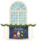 Porras E&B Balconera Feliz Navidad | Los Reyes Magos | Decora y Celebra Las Fiestas | Repostero Navideño