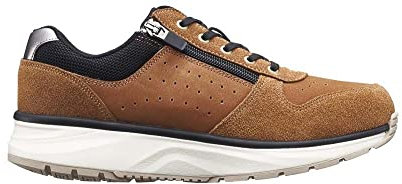JOYA Dynamo Zip W Curry Brown, Damensneaker in stilvollem Look aus Veloursleder, für Bequeme Bewegung im Alltag, komfortable Damenschuhe, Hellbraun, 37 2/3