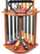 AKLOT Porta Stecche da Biliardo, Supporto per Bastoncini da Biliardo 16 Supporti per Palline da Biliardo Contiene 8 Bastoncini e Set Completo di Palline da Biliardo