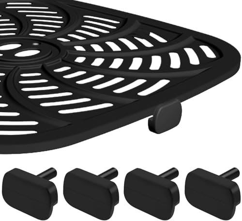 Air Fryer Rubber Feet for Gourmia Air Fryer Oven, 4 PCS Heat Resistant Food Grade Anti-scratch Silicone Air Fryer Replacement Parts Tabs Tips Accessories Covers for Gourmia GAF856 GAF566 Air Fryer