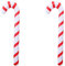 Weihnachtsdeko Christmas Decorations Weihnachten Luftballons Canes Outdoor Candy Candy Canes Canes Aufblasbare Dekoration Weihnachten Home Decor Ordner Zubehör (B, One Size)