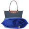 LOUKAYCCI Filz-Organizer-Handtascheneinsatz für Longchamp Le Pliage M, Größe M, Blau