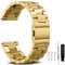 Nixiamy Bracelets de Montre en Métal Acier inoxydable 16mm 18mm 20mm 22mm 24mm Libération Rapide Bracelet métallique en Bracelet de Remplacement de Montre Intelligent pour Femme Homme