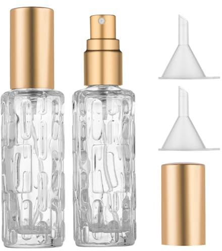 Zingso Flacone spray per cocktail, bitter, 2 pezzi, 15 ml, per caffè espresso, nebulizzatore per profumo, erogatore per caffè espresso, bottiglia spray RDT, per cocktail (oro + oro)