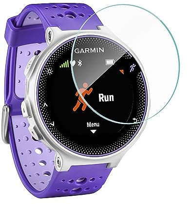 Gift4Me Cristal Templado Compatible Con Reloj Garmin Forerunner 230/235 / 630 / 735XT Transparente