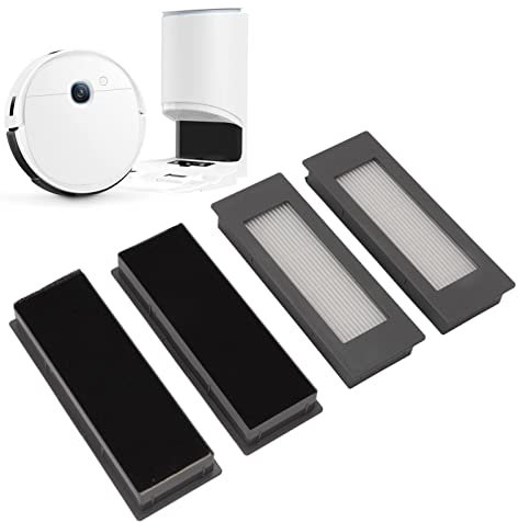 Sunicon 4 pezzi filtro di ricambio per parti di riparazione di ricambio per aspirapolvere Yeedi VAC Max Station