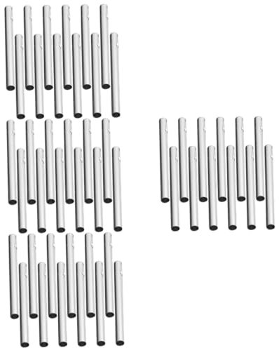 Yardwe 4 Set Di Tubi Per Campanelli Eolici in Alluminio Accessori Per Campanelli Da Giardino Preforati Per Una Facile Installazione 12 Pezzi * 4