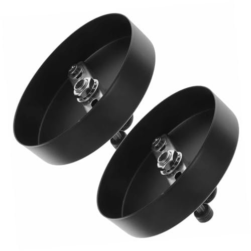 Hemobllo 2stücke Baldachin Deckenlamp Abdeckplatte Leuchtenmontageplatte Für Kronleuchter Innenbereich Montagehalterung Aus Eisen-aluminiumlegierung