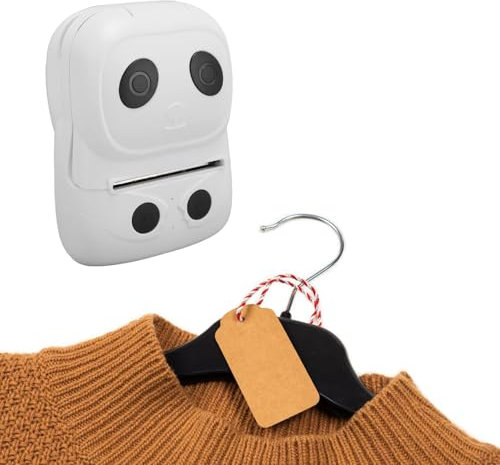 Bluetooth Thermal-Etikett-Drucker 50mm Tragbarer Etiketthersteller mit 1500-mAh-Akku, USB-C und Drahtloser Druck für Kleine Unternehmen, Heimorganisation, Einzelhandel,