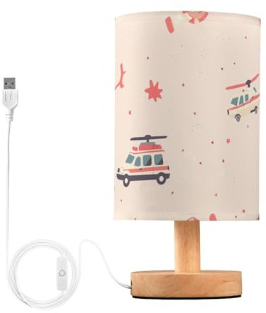 Lámpara de mesa LED de luz nocturna con diseño de caricatura, para espacios pequeños, para niños, oficina