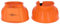 Covalliero Hufglocken Gummi, orange, Full