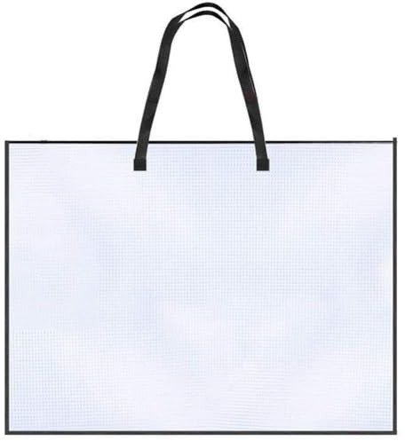 Stakee Kunst-Portfolio-Tasche, Portfolio-Organizer Für Kunstwerke, Transparente Poster-Aufbewahrungstasche, Netz-Ordner, Portfolio-hülle Zum Von Pinnwänden