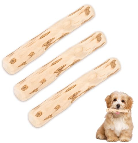 ZhouWei 3 STK Kaffeeholz Hunde, Kauwurzel für Hunde Saubere Zähne Kauholz