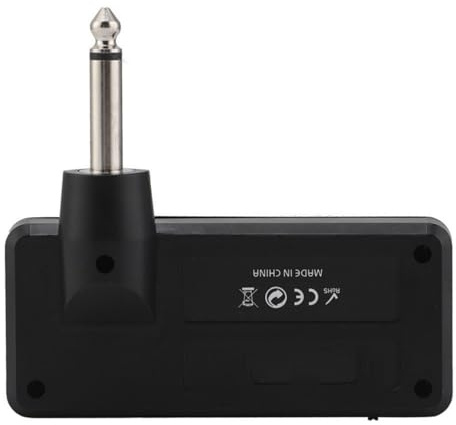 Bbajszx Amplificatore per Cuffie per Chitarra in Miniatura Ingresso USB Ricaricabile da 3, 5 mm e Ingresso per Cuffie per Appassionati Rock Classico Amplificatore per Chitarra
