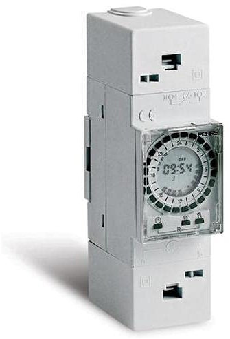 Perry 1IO0022/D15 Interruttore Orario Giornaliero, Bianco