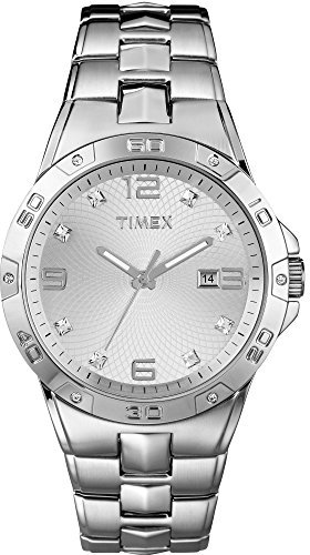 Timex Herren-Armbanduhr Silber Analog Edelstahl T2P270