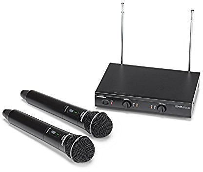 SAMSON Stage 200 Dual Handheld Dynamic Wireless Microphone System (Group A)