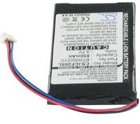 Batterie type NAVMAN BT000021C, 3.7V, 850mAh, Li-ion