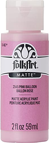 FolkArt Acrylic Paint in Assorted Colors (2 oz), 2545, Pink Balloon