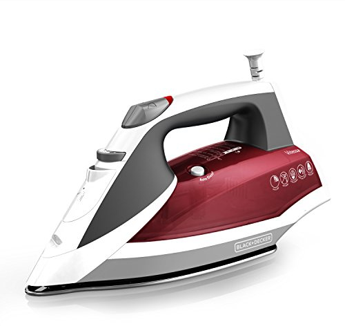 Black+Decker IR2050 Textile Iron, Standard, Red