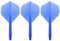 Condor Zero Stress Flight System | Standard Size | Dart Flights | Multiple Sizes | Multiple Colours (Clear Blue, Medium)