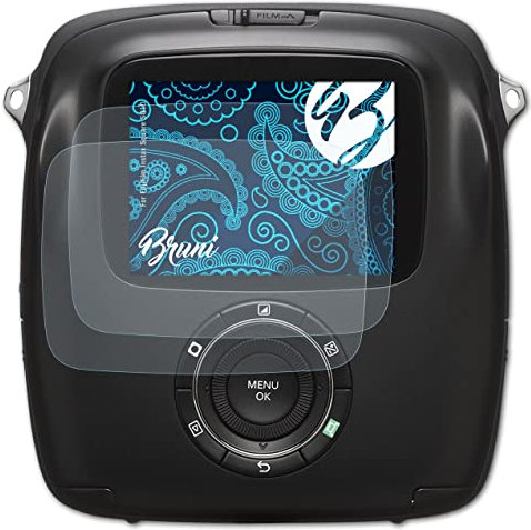 Bruni Schutzfolie kompatibel mit Instax Square SQ10 Folie, glasklare Displayschutzfolie (2X)