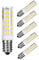 NuLoXx 6er Pack LED Röhrenlampe 7W/827 E14, 2700K warmweiß 500LM, 360° Abstrahlwinkel, AC 220-240V