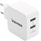 Vultech CC-224WH Caricatore USB da Muro, 2 Porte 4,8A 24W Universale con Adaptive Intelligent Charge Ricarica Rapida per Samsung, iPhone, Huawei, iPad, Tablet etc