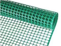 Bonerva | Malla Jardinera Verde | Malla Cuadrada de plástico para Proteger Plantas y delimitar Zonas | Color Verde | Rollo 1x30 Metros (10mm Cuadrado)