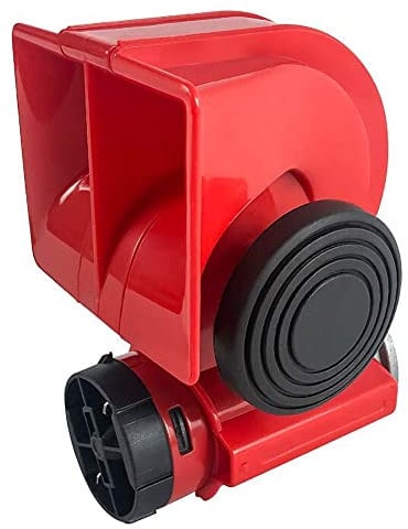 QWORK® 12V 150db Auto air horn, Kompressor Fanfare, Super laute Auto Lufthupe mit elektrischer Hupe für Kfz Relais für Boot, LKW Pkw Motorräder
