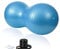 DumanAsen Gymnastikball, Erdnussball für Kinder, Peanut Ball, Fitnessball für Yoga, Pilates und Physiotherapie (90cm x 45cm, Blau)