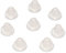 8 cojines de cristal para mesa transparente – PVC tope protector protector espaciador para placas de vidrio (14 x 3 x 8 mm)